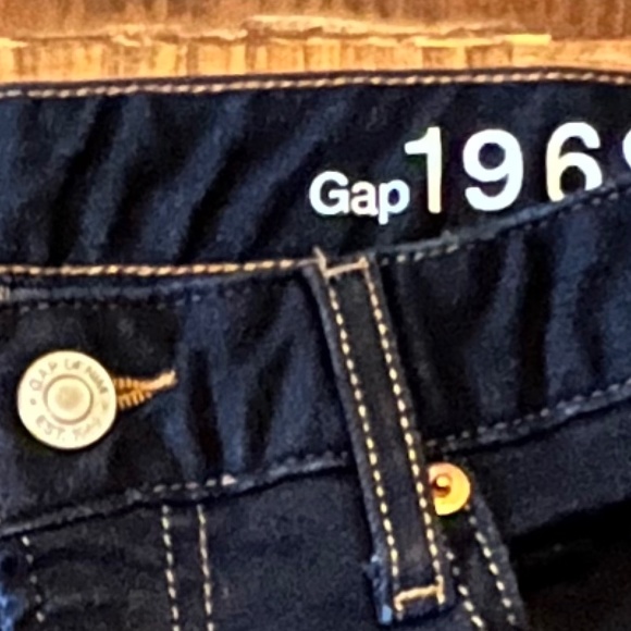GAP dark denim perfect boot jeans - 28 S - Picture 7 of 10